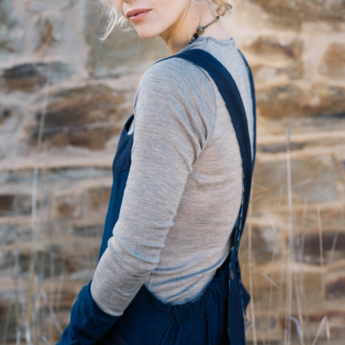 Women's Organic Merino Wool/Silk Long Sleeve Top