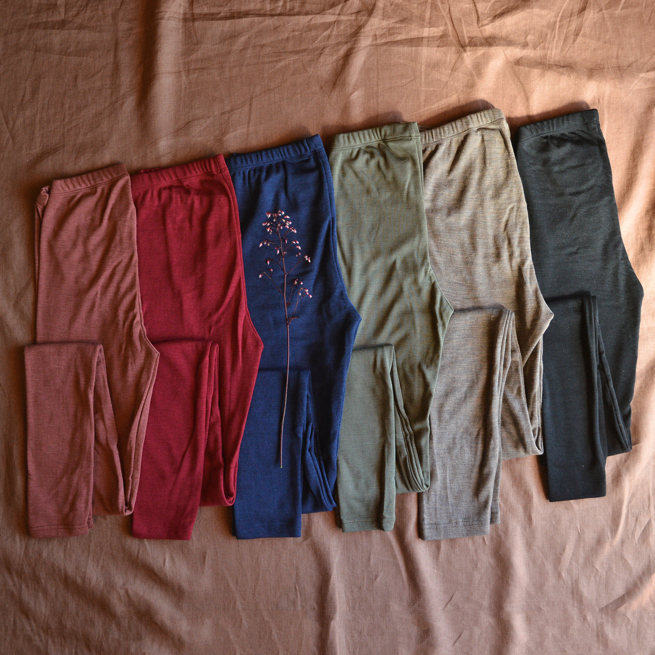 Leggings & Pants for Women in Merino Wool and Wool/Silk blends