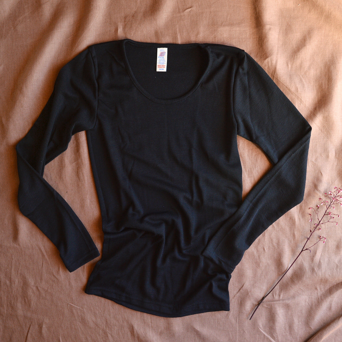 Women's Organic Merino Wool/Silk Long Sleeve Top