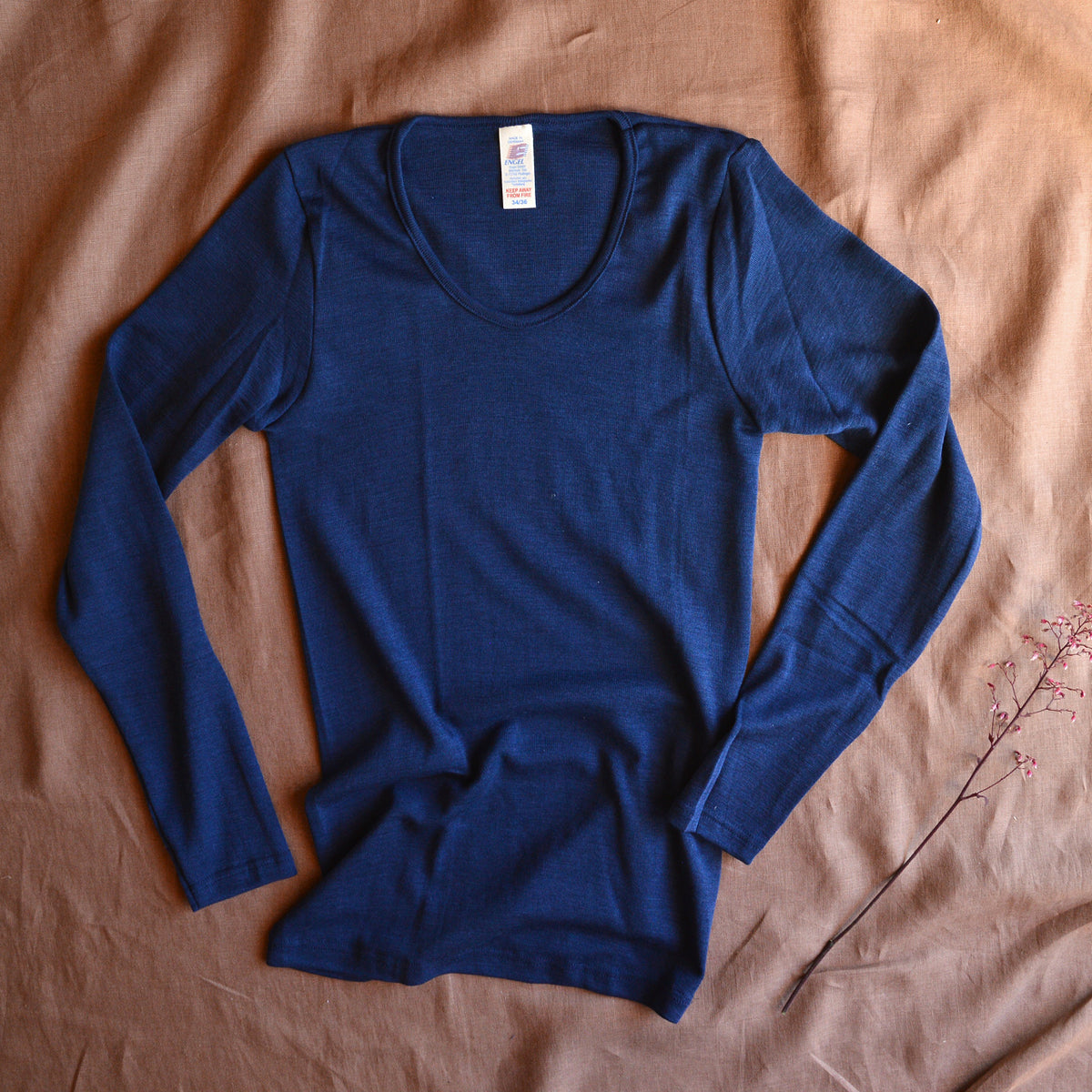 Women's Organic Merino Wool/Silk Long Sleeve Top