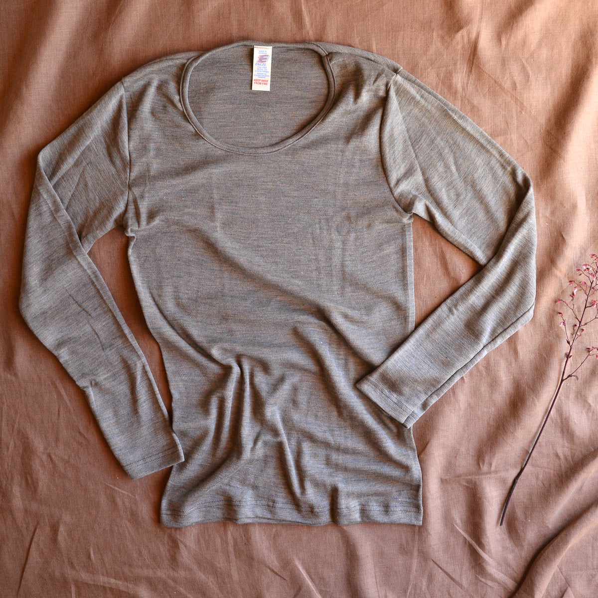 Women's Organic Merino Wool/Silk Long Sleeve Top
