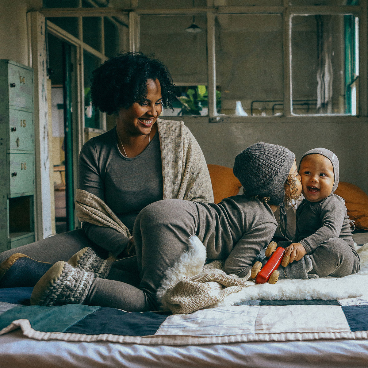 Women's Organic Merino Wool/Silk Long Sleeve Top