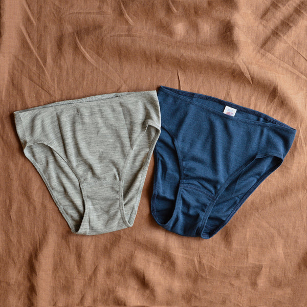 Underwear for Women in Merino Wool and Wool/Silk blends