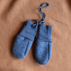 Baby Mittens in Organic Wool Fleece (0-18m)