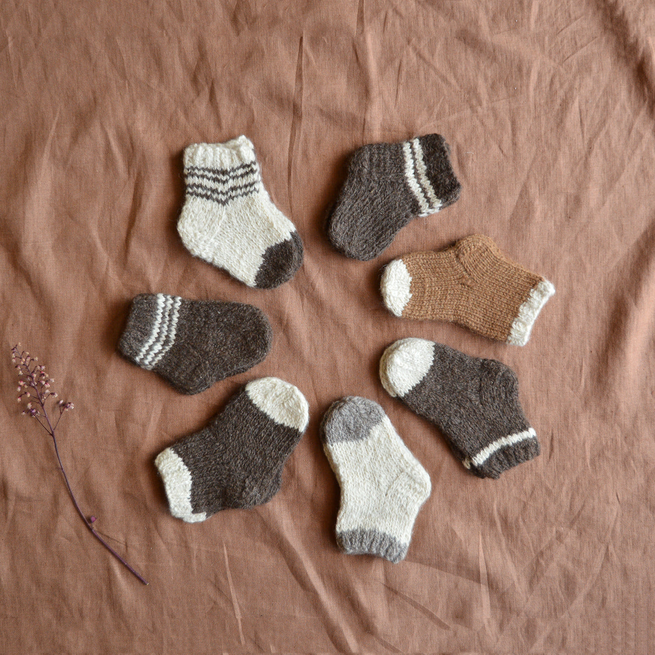 Enkhe's Hand Knitted Baby Socks (newborn-3y) *Last ones