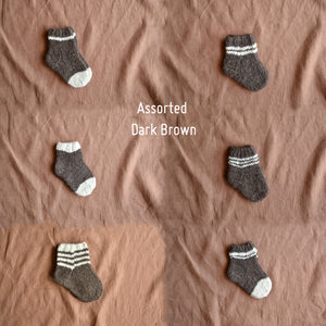 Enkhe's Hand Knitted Baby Socks (newborn-3y)