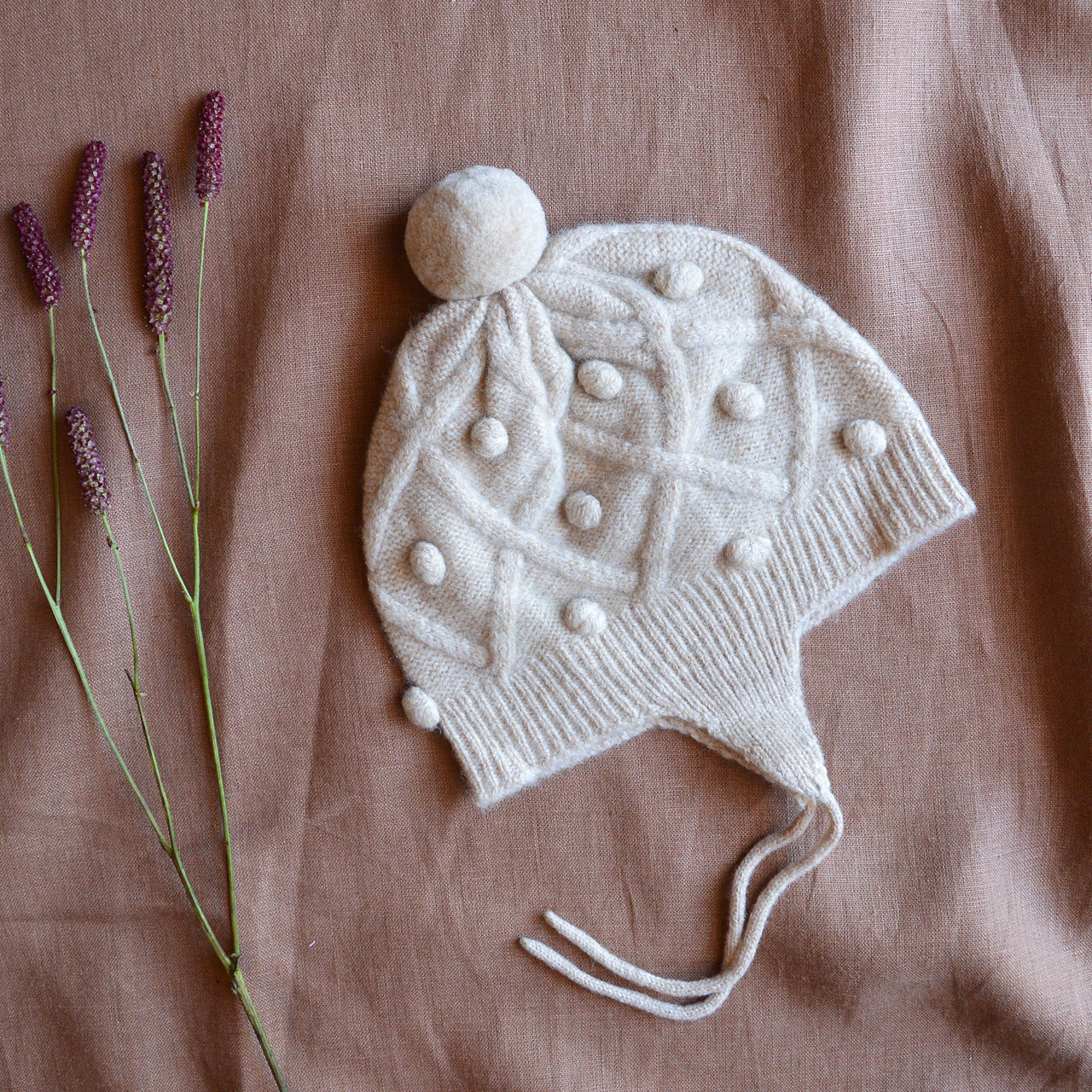 Lambswool Popcorn Baby Hat (9-18m) *Last ones