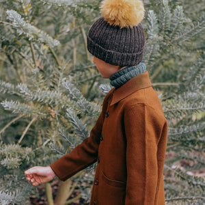 Pom-Pom Beanie in Baby Alpaca (6y-Adult)