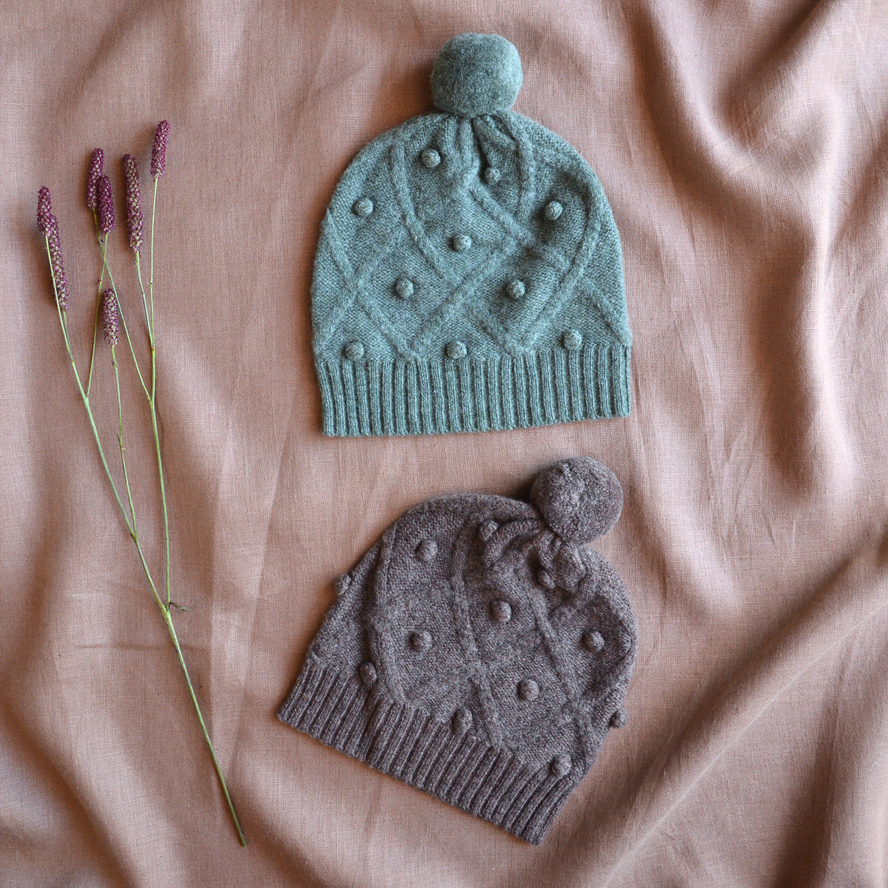 Lambswool Popcorn Beanie (2-12y)
