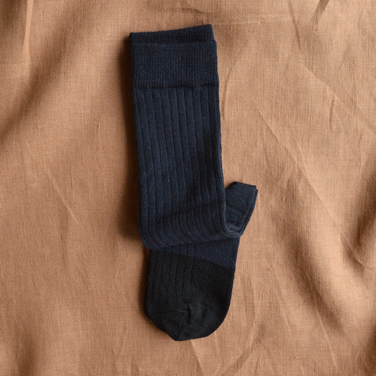 FUB Merino Wool Kneehigh Socks - Navy (Kids)