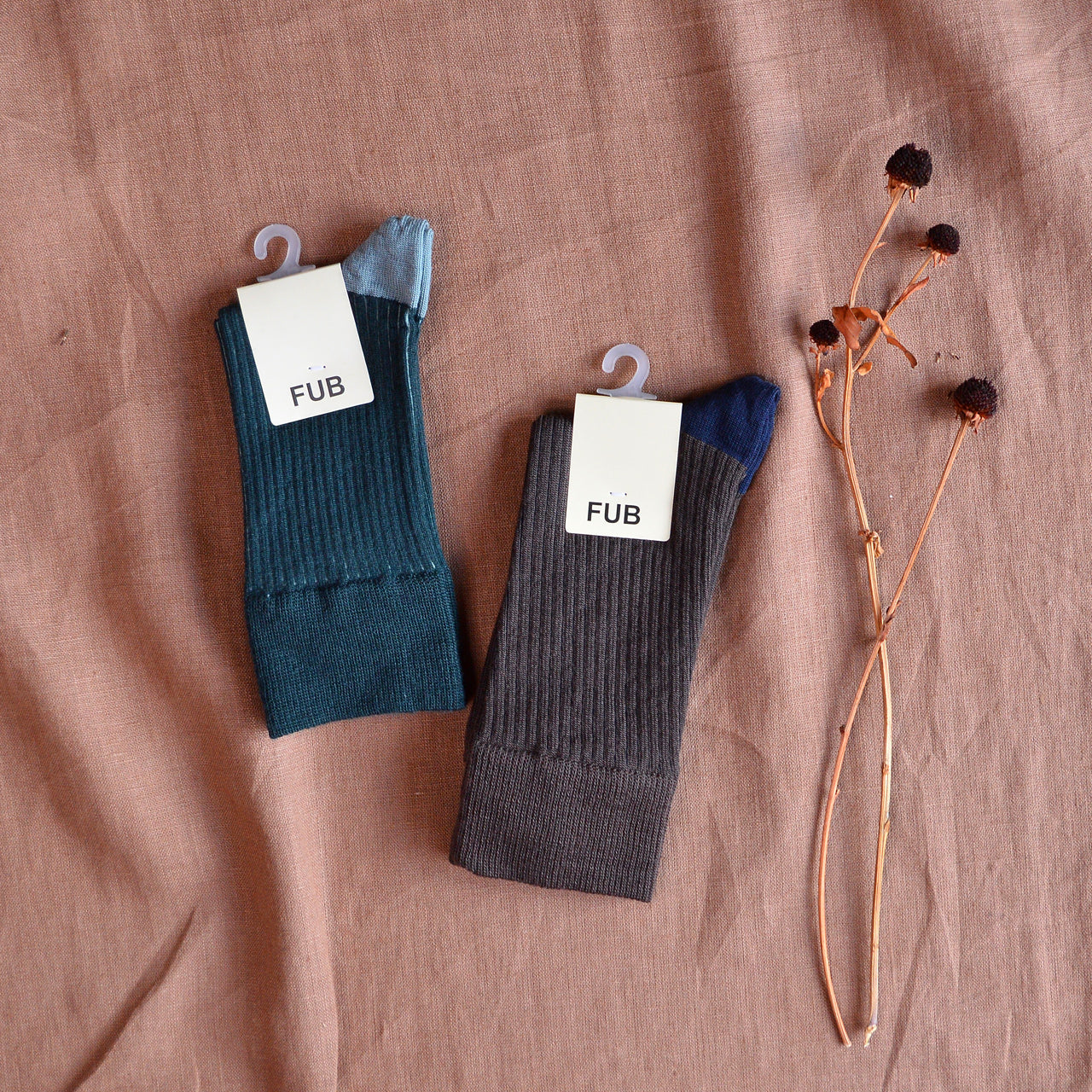 FUB Merino Wool Rib Socks (Kids sizes 33-36 only) *Last ones