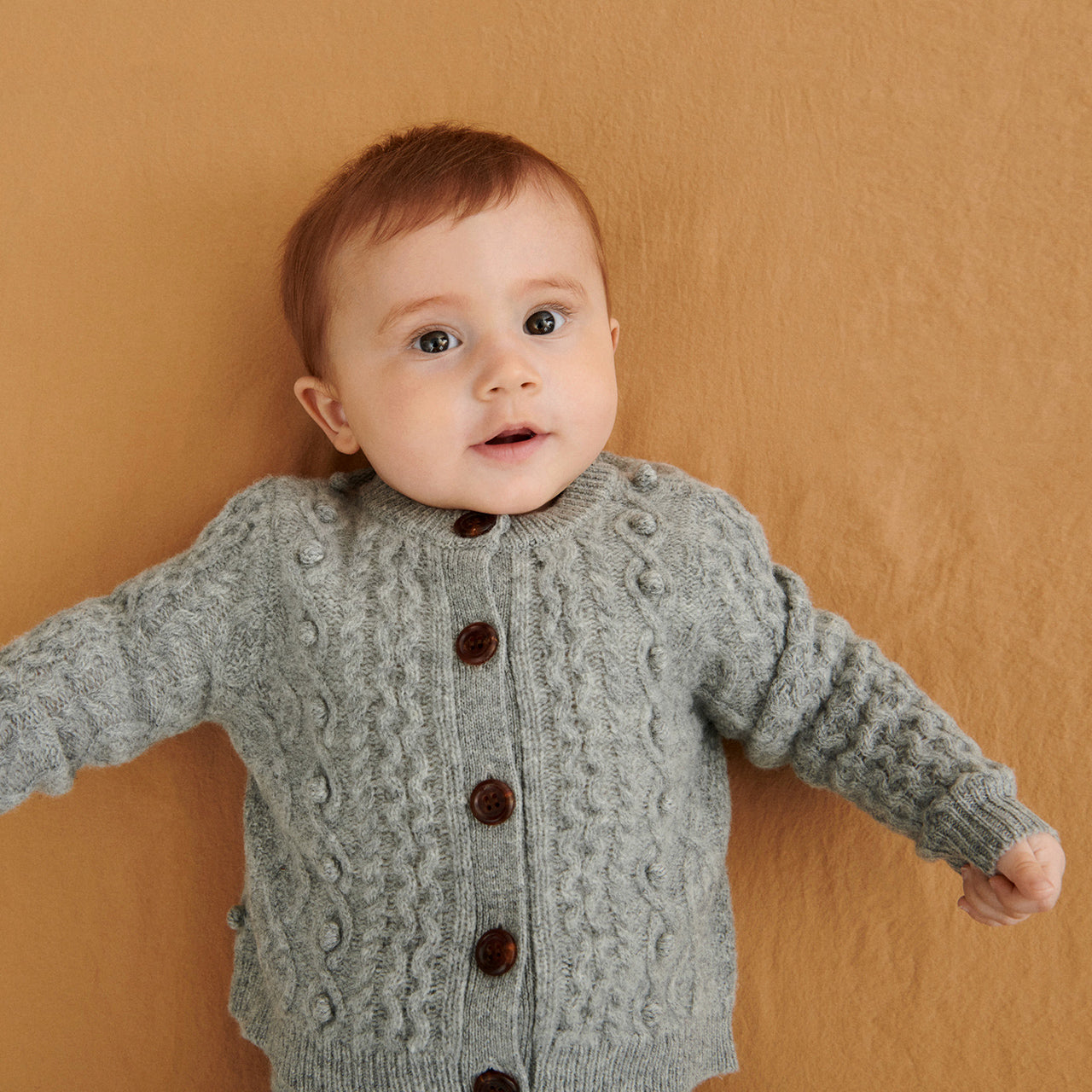 Lambswool Baby Cardigan (3-9m) *Last One!