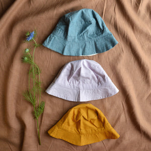 Bucket Hat in 100% Organic Cotton (Newborn-6y+)