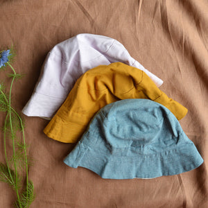 Bucket Hat in 100% Organic Cotton (Newborn-6y+)