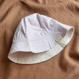 Bucket Hat in 100% Organic Cotton (Newborn-6y+)