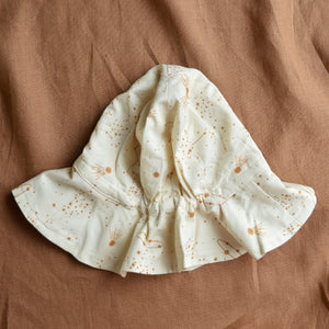 Sun Hat in 100% Organic Cotton - Celestial Print (Newborn-6y+)
