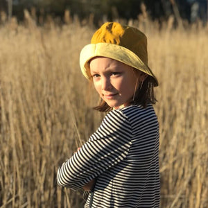 Bucket Hat in 100% Organic Cotton (Newborn-6y+)