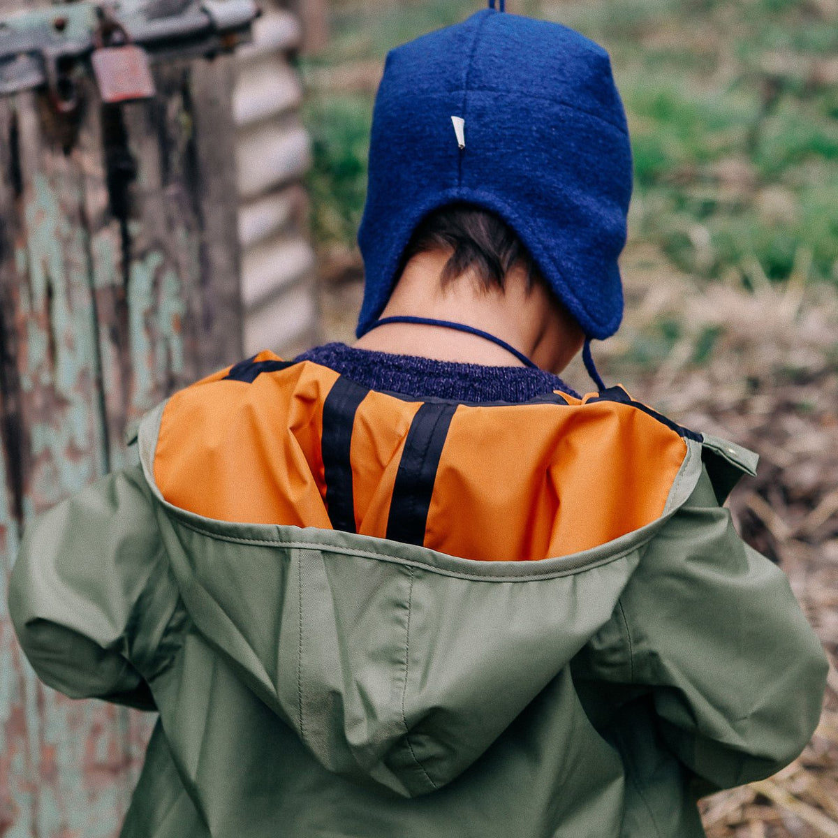 Rain Coat for Kids 100% recycled PET - Goldenrod (8-12y) *Last ones