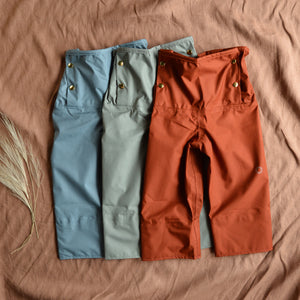 Rain Sailor Pants for Kids 100% recycled PET - Sumac (2-12y)