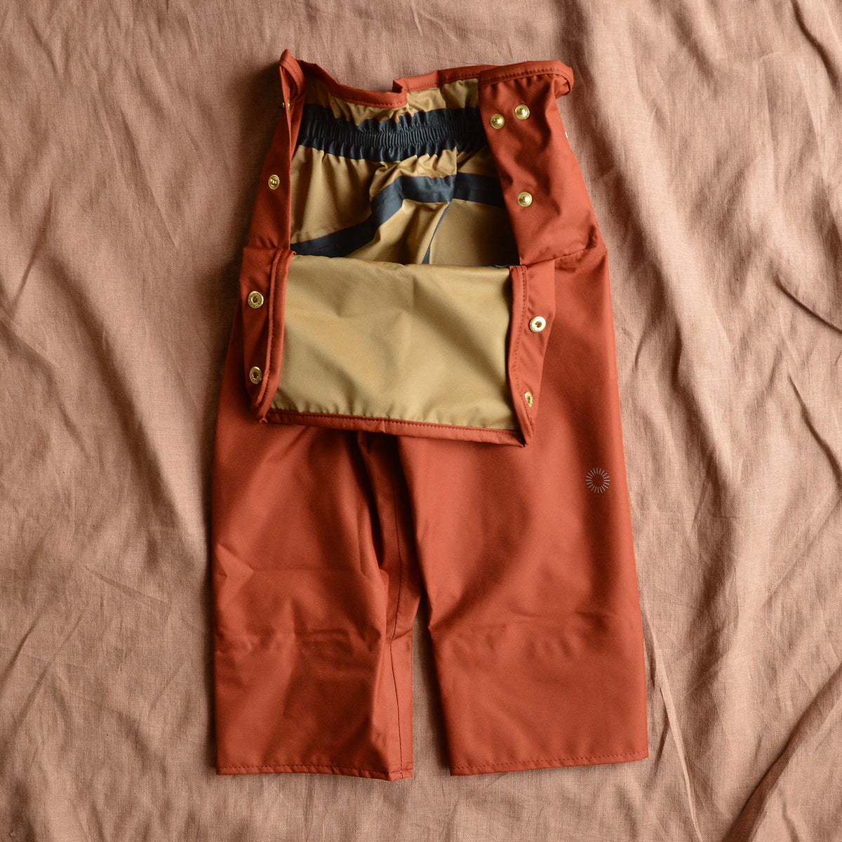 Rain Sailor Pants for Kids 100% recycled PET - Sumac (2-10y) *Last ones
