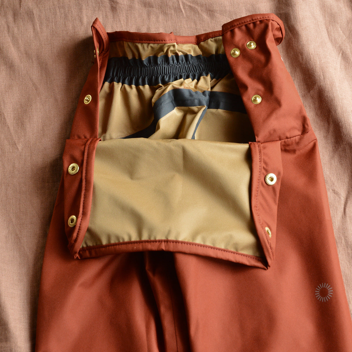 Rain Sailor Pants for Kids 100% recycled PET - Sumac (2-10y) *Last ones