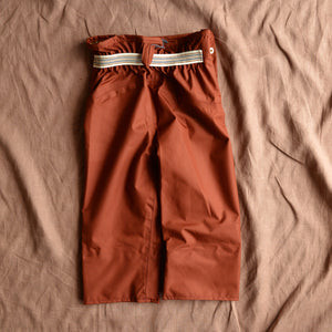 Rain Sailor Pants for Kids 100% recycled PET - Sumac (2-12y)