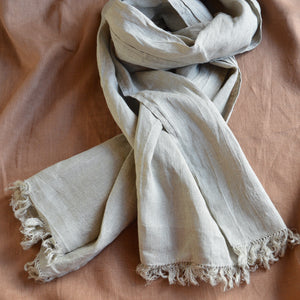 Linen Scarf - Roserie Natural *Last One!