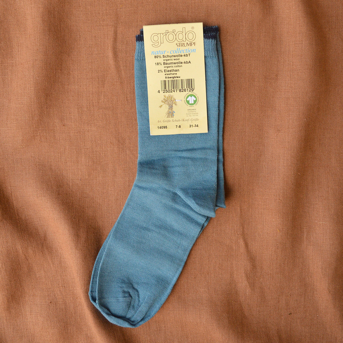 Children's Socks in Organic Wool/Cotton (1-10y+)