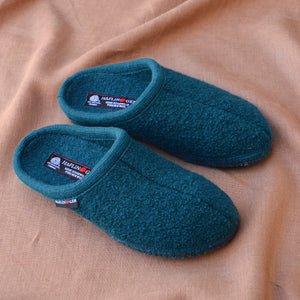 Boiled Wool Slippers - Alaska - Peacock AW23 (Adults 36-47)