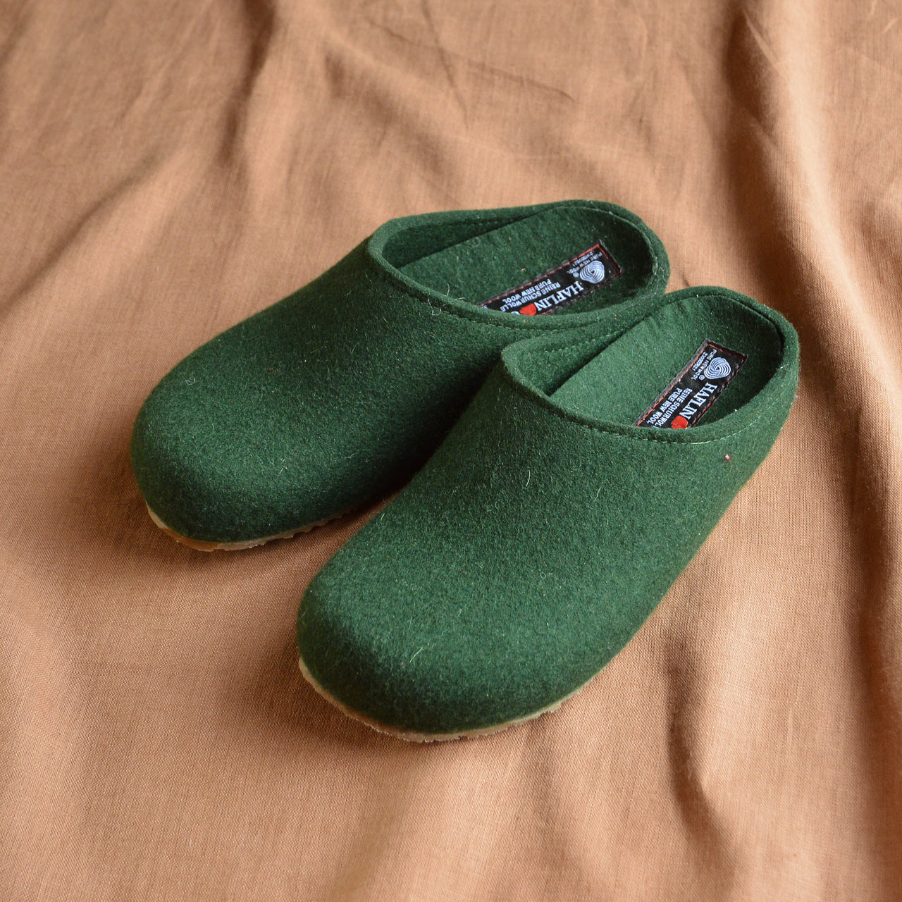 Michl Slipper Clogs - Wool Felt - Yew (Mens 47 & 48 only) *Last ones