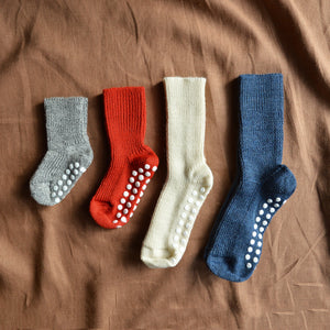 Child's Grippy Organic Wool Socks
