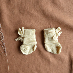 Newborn Baby Socks/Booties 100% Organic Wool