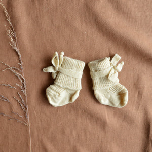 Newborn Baby Socks/Booties 100% Organic Wool