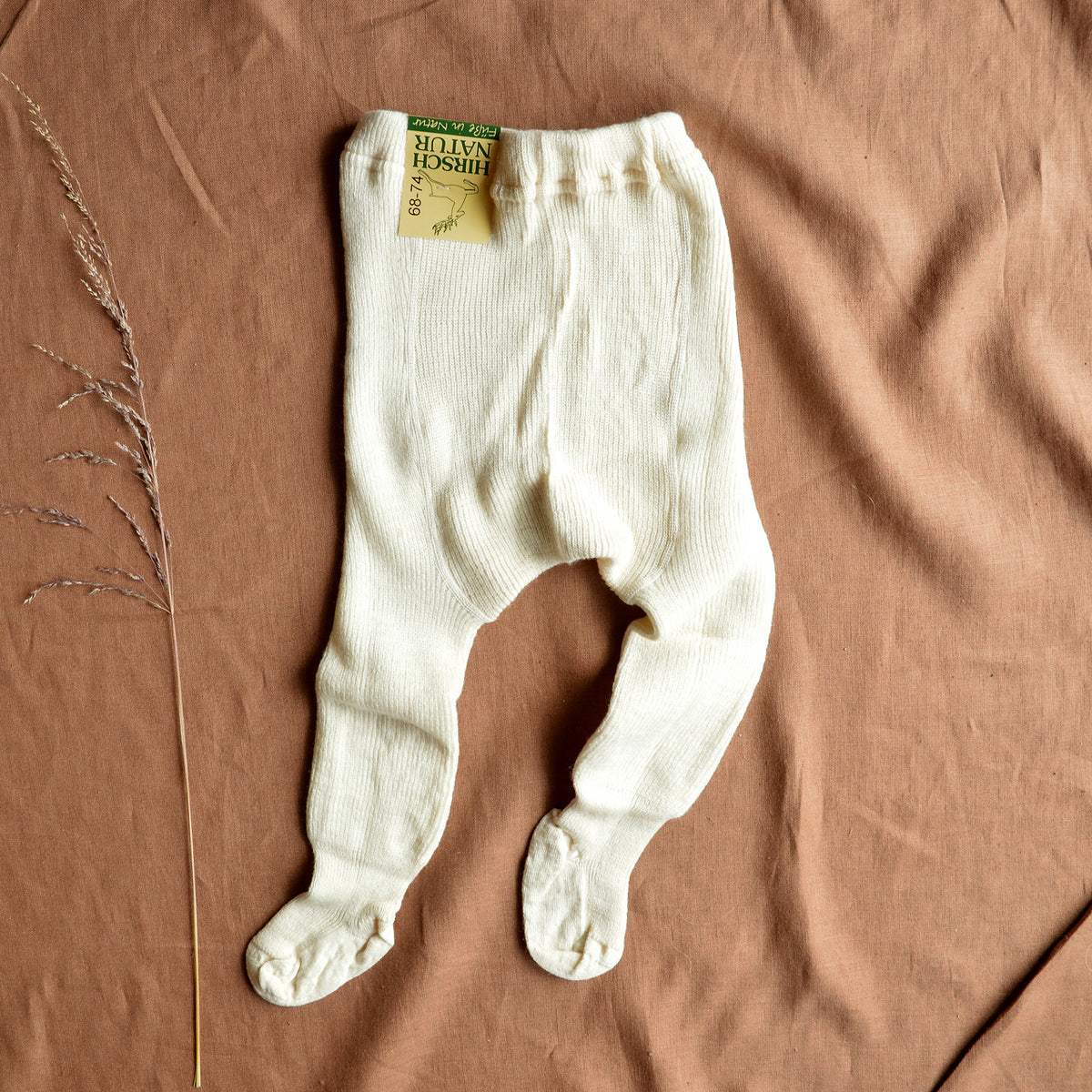 Baby Tights Organic Wool/Cotton - Thick Rib (0-6y)