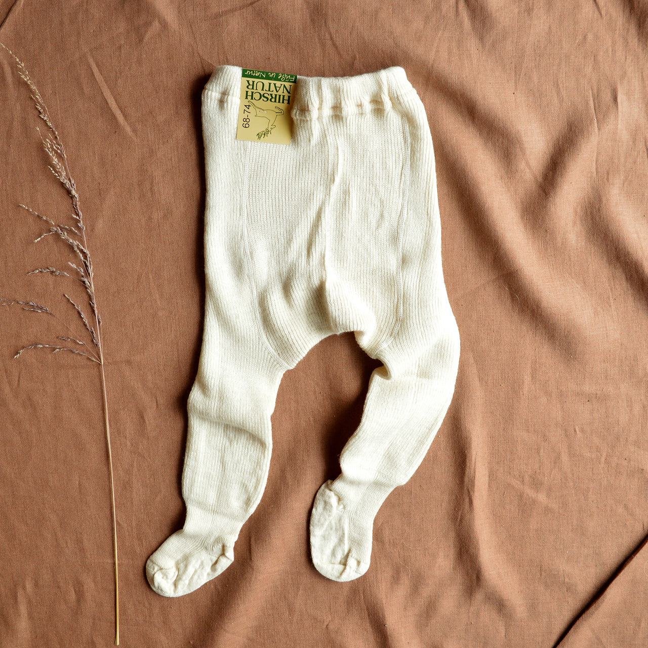 Baby Tights Organic Wool/Cotton - Thick Rib (0-6y)