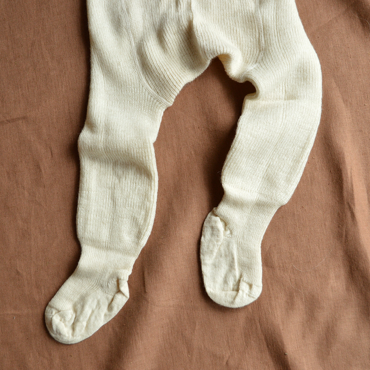 Baby Tights Organic Wool/Cotton - Thick Rib (0-6y)