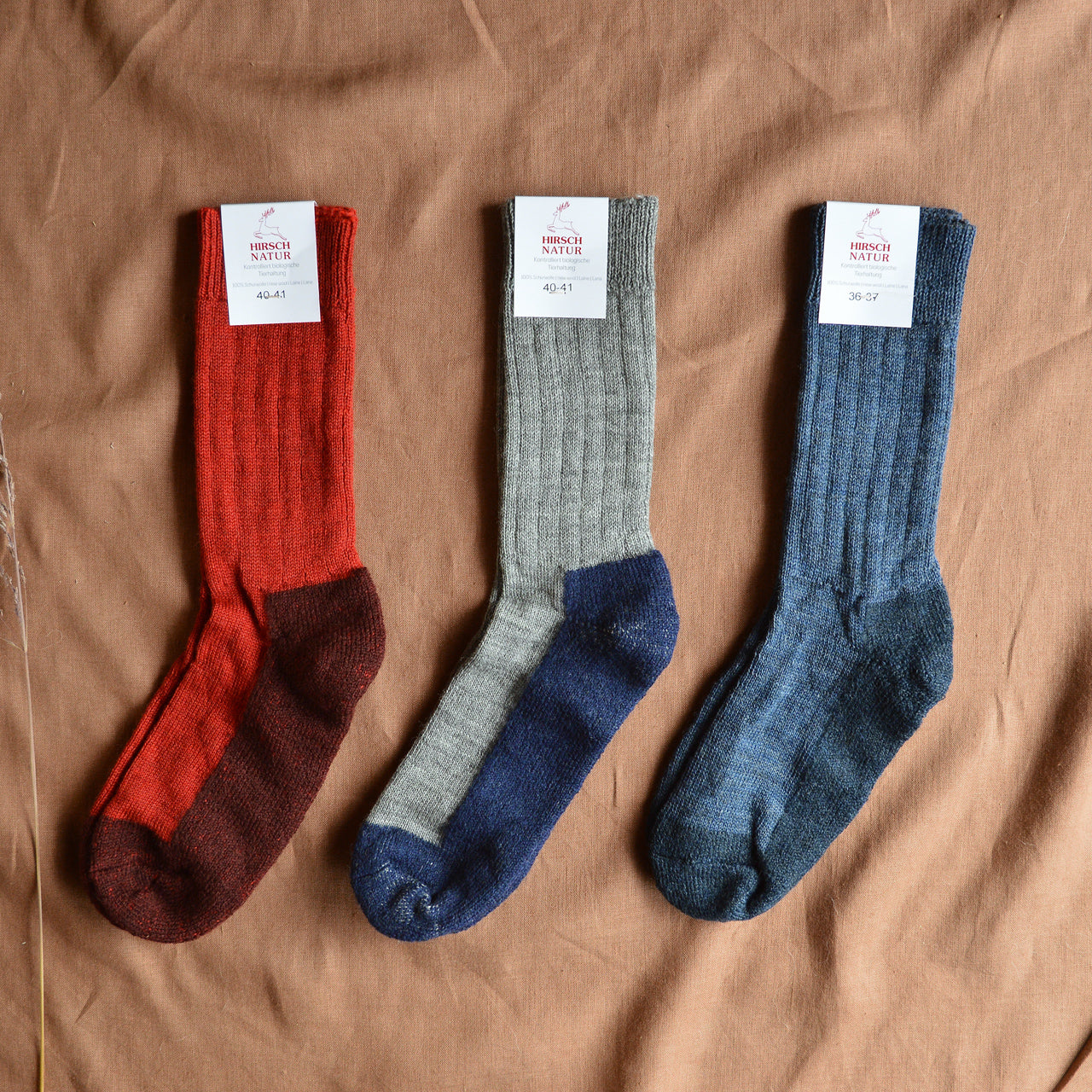 Adults Organic Wool Trekking Socks (36-48)
