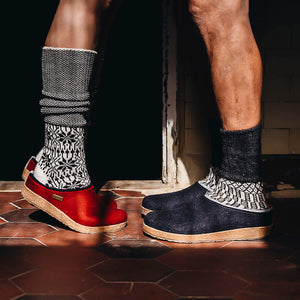 Hygge Fairisle Organic Wool Socks (Adults 36-43)