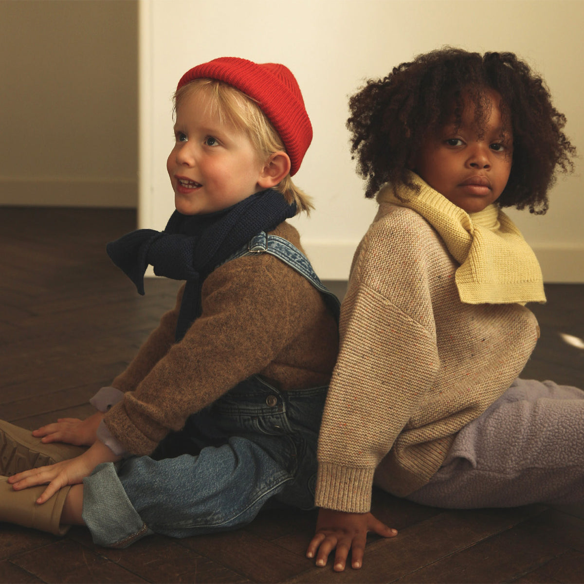 Gustave Scarf - 100% Merino Wool - Cobalt (Child-Adult) *Returning 2026