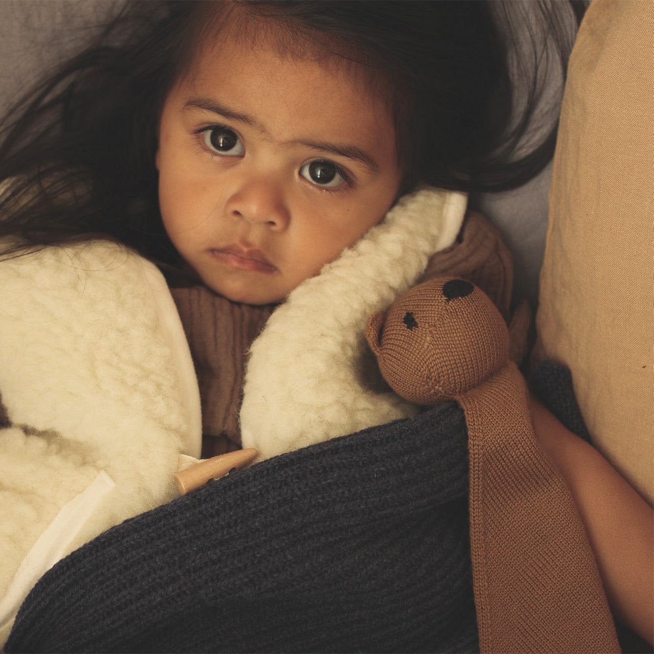 Teddy Tokki Baby Comforter - 100% Merino Wool