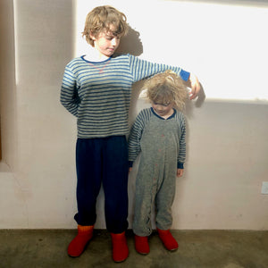 Onesie Super Deluxe PJs in Organic French Terry Merino (0-3m) *Last ones
