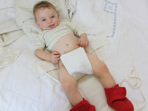 Tie-on Nappies Organic Cotton (5 pack)