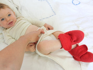 Tie-on Nappies Organic Cotton (5 pack)