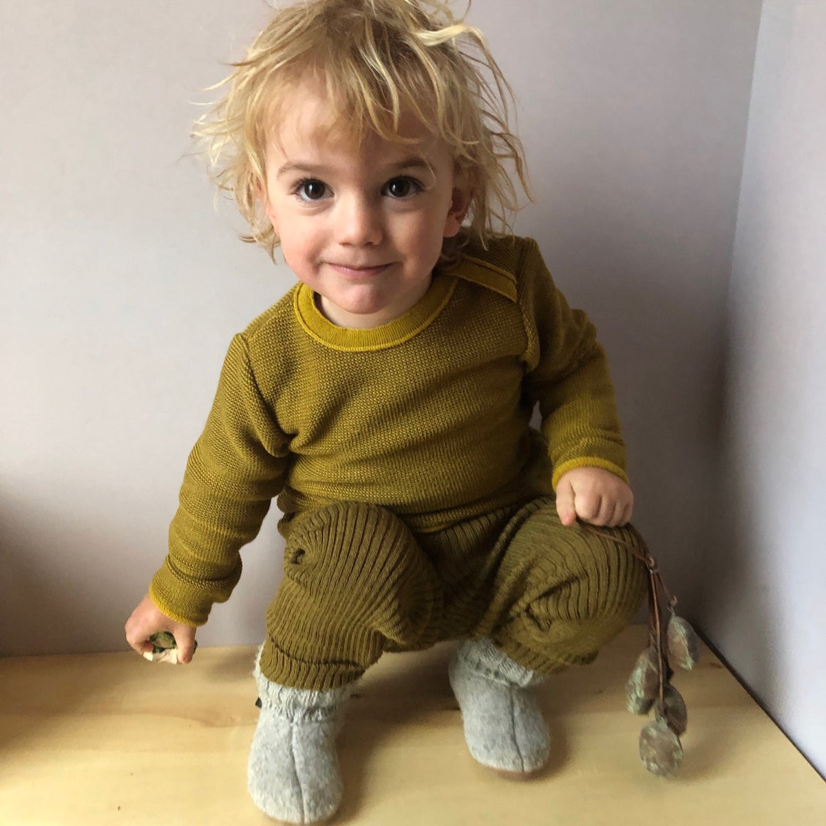 Organic Merino Baby Jumper (0-4y)