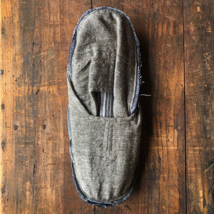 Japanese Guest Slippers Wool/Linen (Adults)