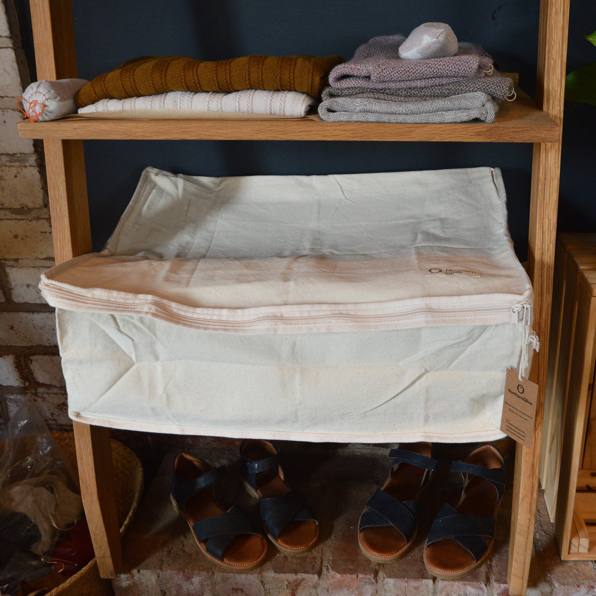 Organic Cotton Knitwear Storage Cube (S, M, L)