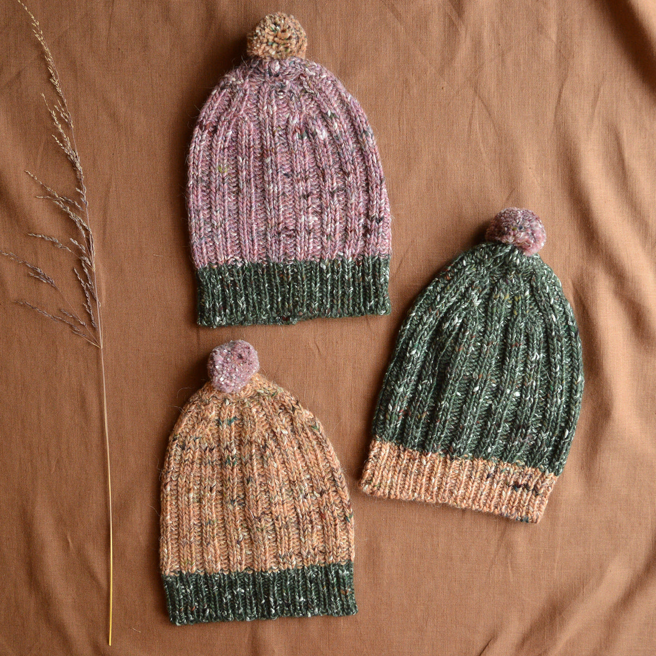 Ellyon Beanie in Merino/Alpaca/Silk (3y-adult)
