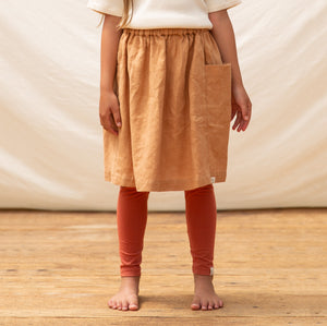 Gaia Skirt in 100% Linen (3-14y)