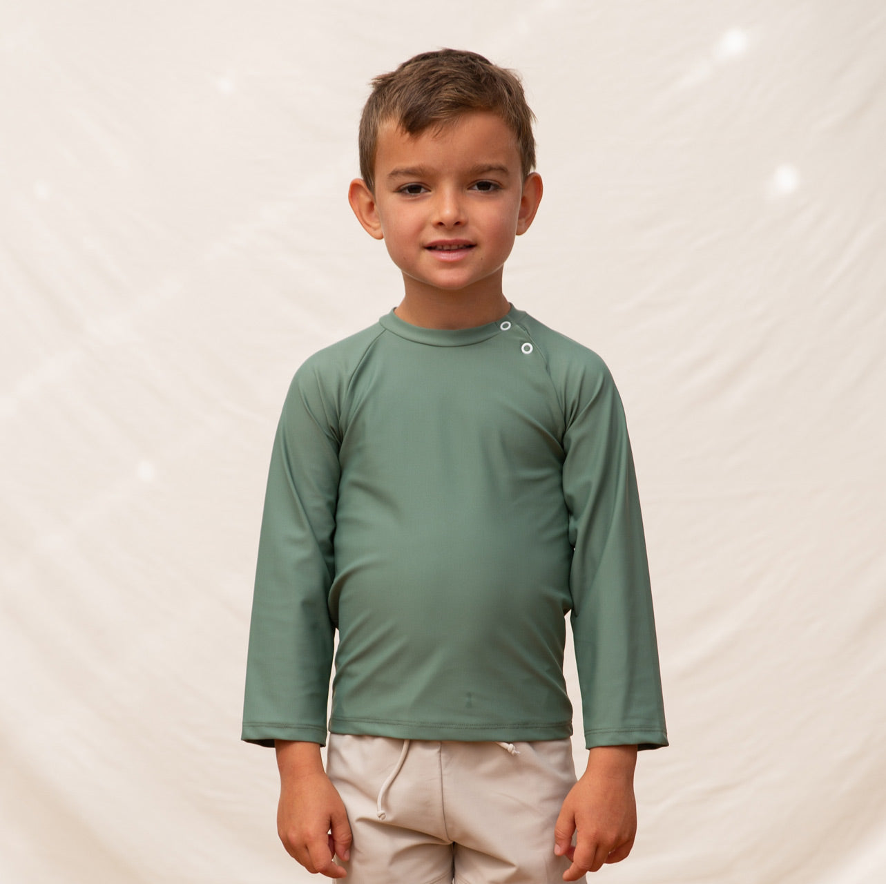 Rio Rashie 100% Recycled Nylon Swimshirt - Rosemary (1-5y)