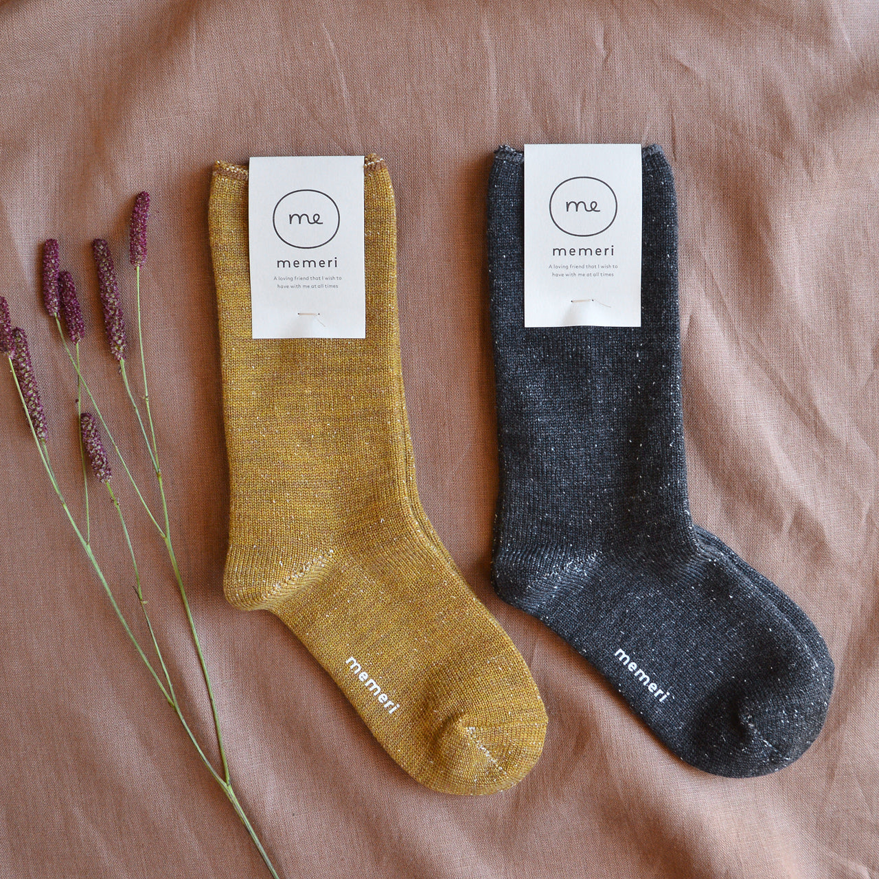 Memeri Wool and Silk Pile Socks (adults) *Returning 2024